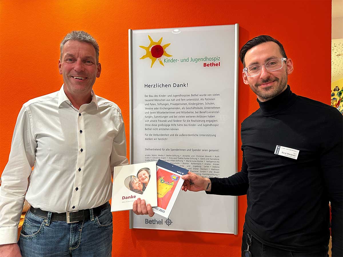 Merten Gruppe spendet für Kinderhospiz Bethel